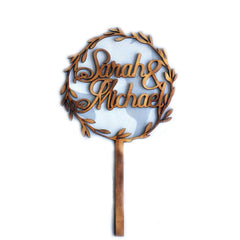 Personalized Wedding Cake Topper