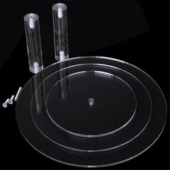 Round Crystal Cake Stand