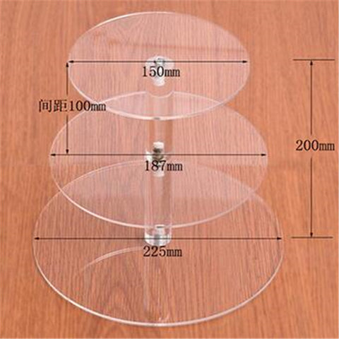 Round Crystal Cake Stand