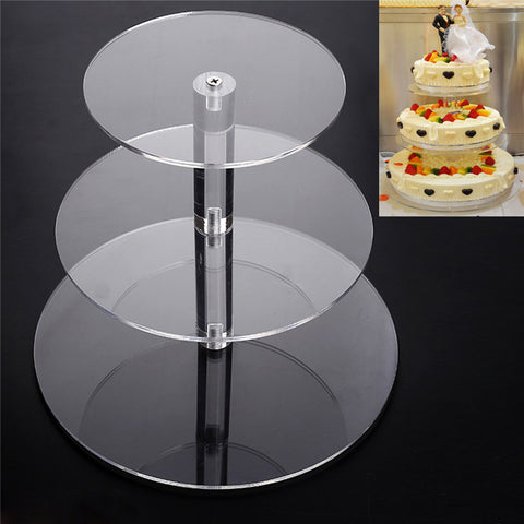 Round Crystal Cake Stand