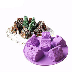 Silicone Small House Cake Mold