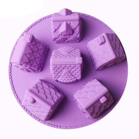 Silicone Small House Cake Mold