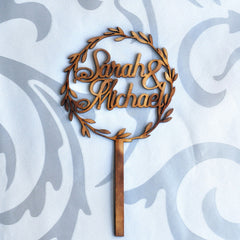 Personalized Wedding Cake Topper