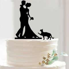 Deluxe Bride and Groom Cake Topper