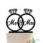 Mr & Mrs Wedding Cake Topper