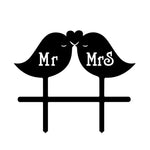 Mr & Mrs Wedding Cake Topper