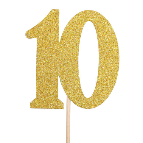 Vivid Birthday Cake Toppers