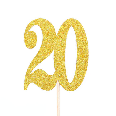 Vivid Birthday Cake Toppers