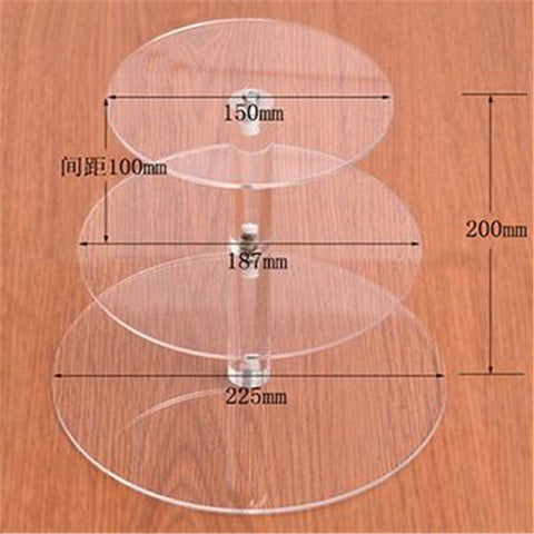 Round Crystal Cake Stand