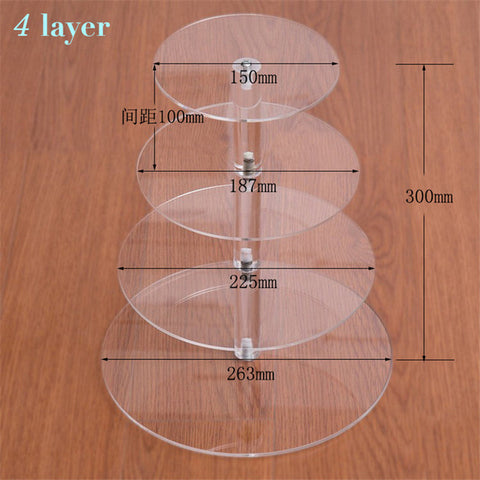 Round Crystal Cake Stand