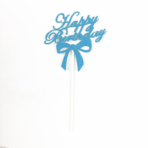 Happy Birthday Party Cake Toppers