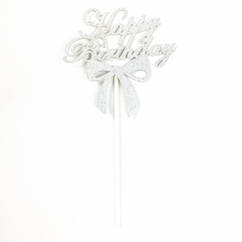 Happy Birthday Party Cake Toppers